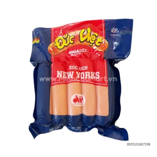 Xúc Xích Đức Việt New york 500Gr Xúc Xích Đức Việt New york 500Gr