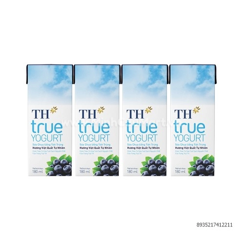 Sữa Chua Uống TH- True Milk Hương Việt Quất 180Ml Sữa Chua Uống TH- True Milk Hương Việt Quất 180Ml