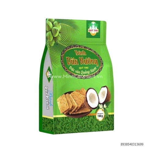Bánh Dừa Nướng Quý Thu Đặc Sản Quảng Nam 150G Bánh Dừa Nướng Quý Thu Đặc Sản Quảng Nam 150G
