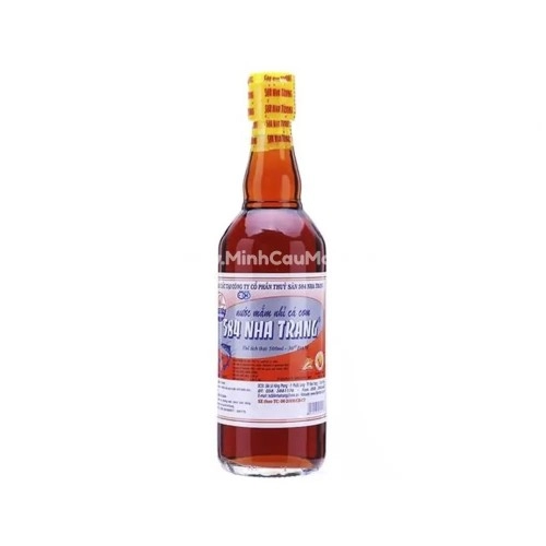 Nước Mắm Cá Cơm Nha Trang Thuỷ Tinh 30% Đạm 500 ML Nước Mắm Cá Cơm Nha Trang Thuỷ Tinh 30% Đạm 500 ML