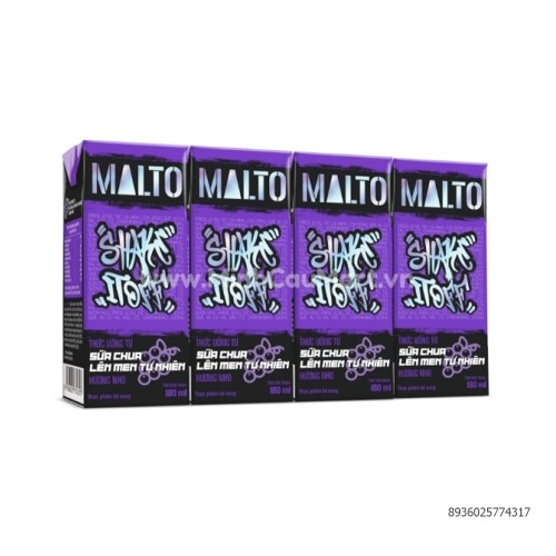 Sữa chua uống Lof Malto vị nho 180ml Sữa chua uống Lof Malto vị nho 180ml