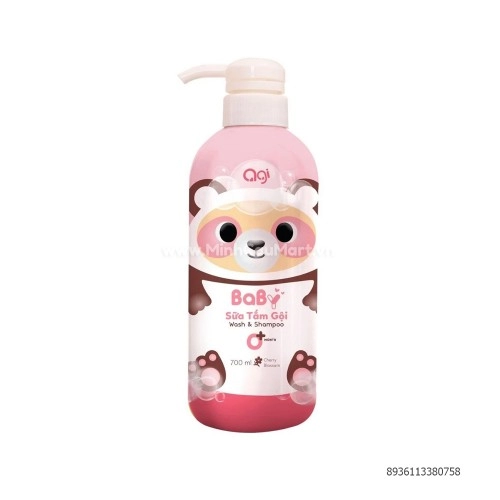Sữa tắm gội Agi 700ml Hoa anh đào Sữa tắm gội Agi 700ml Hoa anh đào