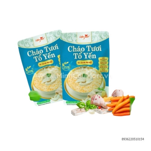 Cháo Tươi Tổ Yến Gà - Cà Rốt, Phô Mai LifesNest