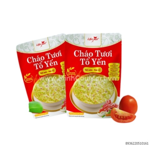 Cháo tươi tổ yến thịt sườn rau củ - LifesNest