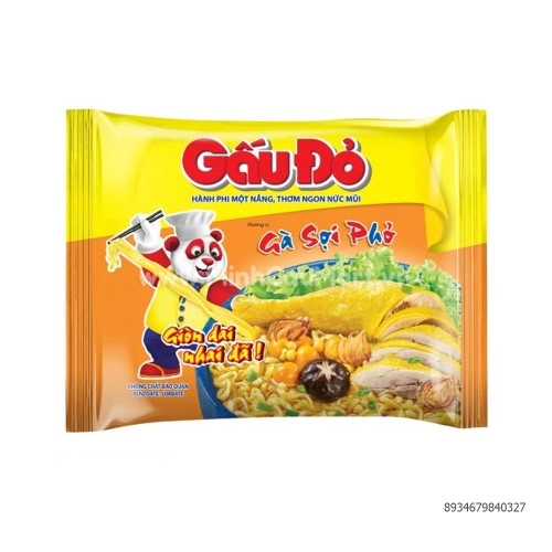 Mì gấu đỏ hương vị gà sợi phở Mì gấu đỏ hương vị gà sợi phở