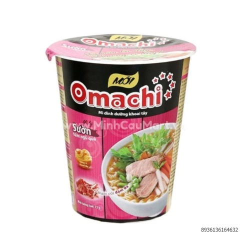 Mì Khoai Tây Omachi Sườn Hầm Ngũ Quả Hộp 72g Mì Khoai Tây Omachi Sườn Hầm Ngũ Quả Hộp 72g