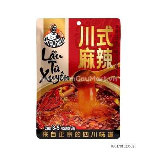 Lẩu tứ xuyên Ông Chà Và 150g Lẩu tứ xuyên Ông Chà Và 150g
