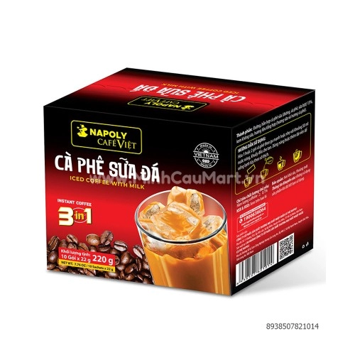 Cà phê hoà tan NAPOLI 3 in1 Cà phê hoà tan NAPOLI 3 in1