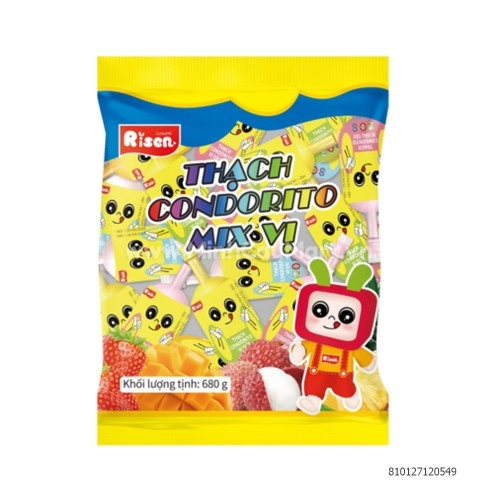 Thạch Risen Condorito mix vị 680g Thạch Risen Condorito mix vị 680g