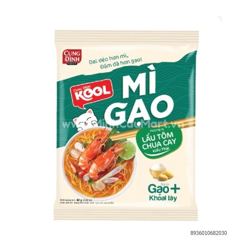 Mì gạo Cung Đình Kool vị lẩu tôm chua cay Mì gạo Cung Đình Kool vị lẩu tôm chua cay