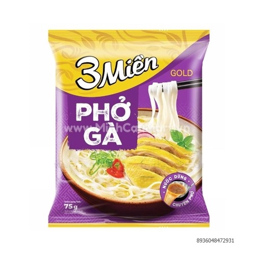 Phở Gà 3 Miền Gold Nước Chuyên Dùng Phở 75g