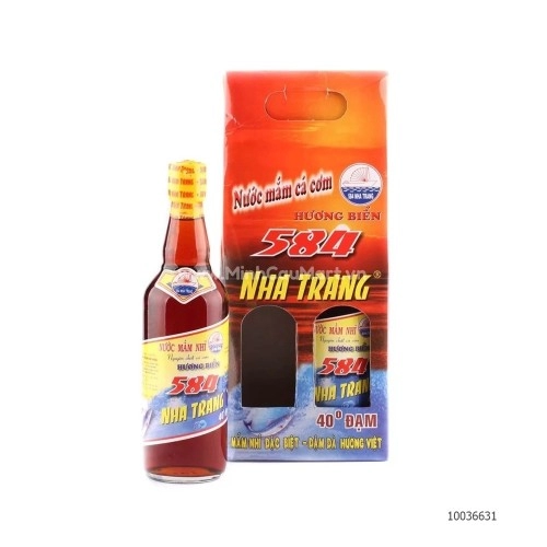 Nước mắm cá cơm 584 Nha trang 40N 2chai/kẹp