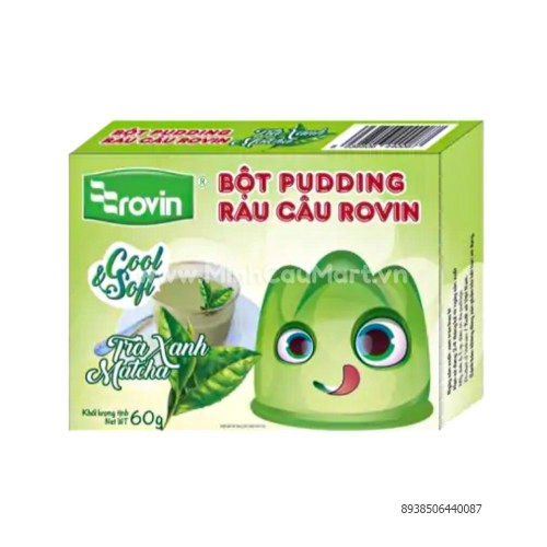 Bột Rau Câu Ăn Liền Hoàng Yến - Hương Trà Xanh (60GR)