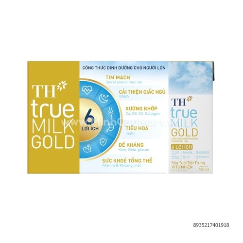 Sữa tươi TH True Milk GOLD 180ml