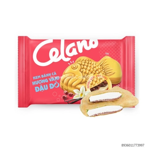 Kem Bánh Cá Celano Vị Vani Đậu Đỏ Kem Bánh Cá Celano Vị Vani Đậu Đỏ