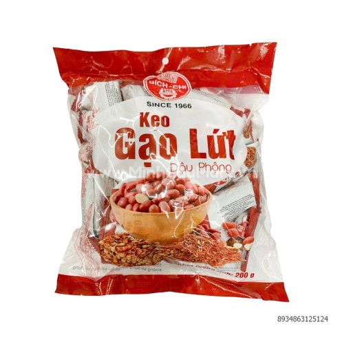 Kẹo gạo lứt đậu phộng 200g