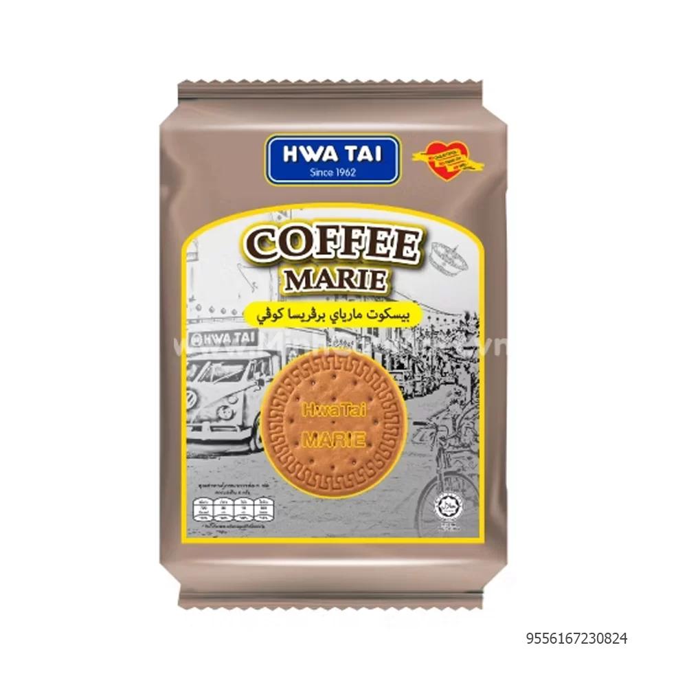 Bánh quy giòn các vị hiệu Hwa Tai 165g Bánh quy giòn các vị hiệu Hwa Tai 165g