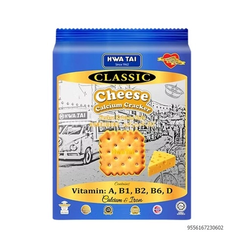 Bánh quy giòn canxi các vị hiệu Hwa Tai gói 300g