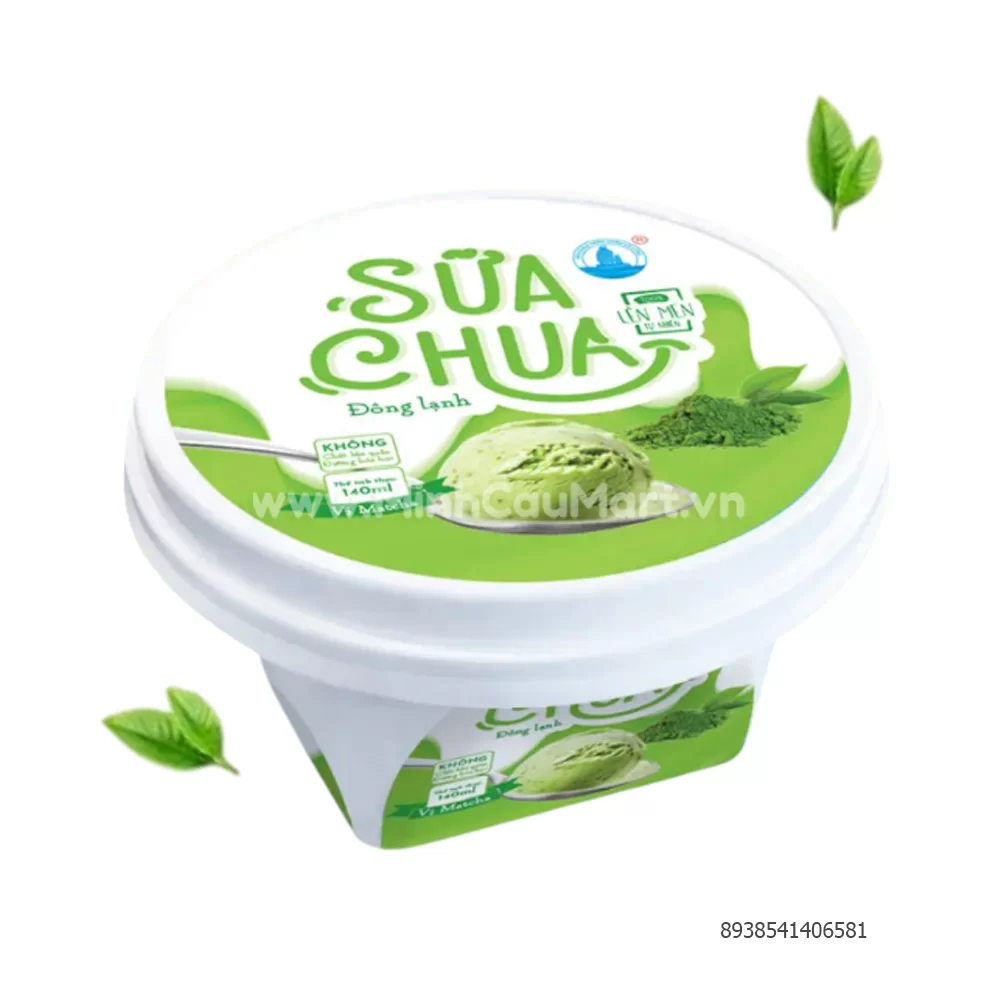 Sữa chua Hạ Long vị matcha 140ml Sữa chua Hạ Long vị matcha 140ml