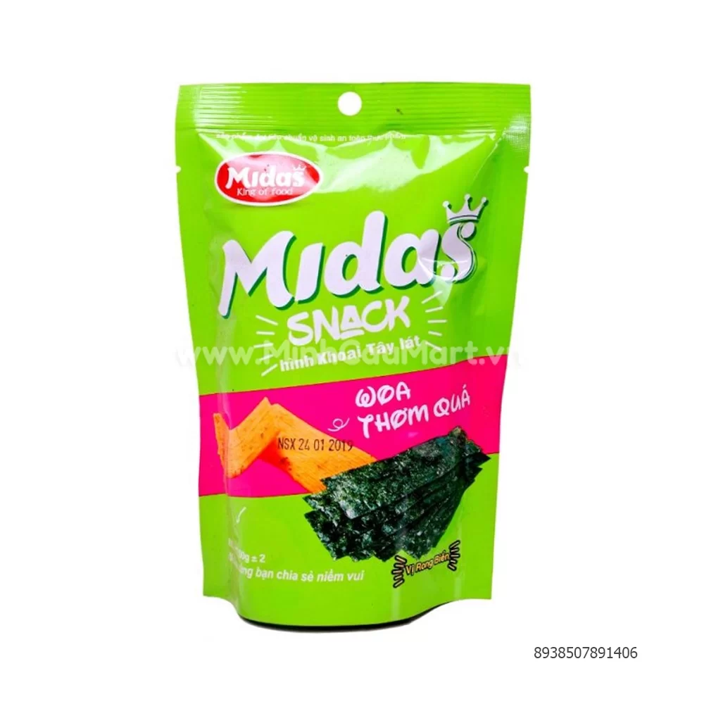 Snack Midas 30g Rong biển Snack Midas 30g Rong biển