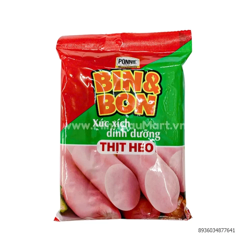 Xúc xích Ponnie Bin & Bon 35gr