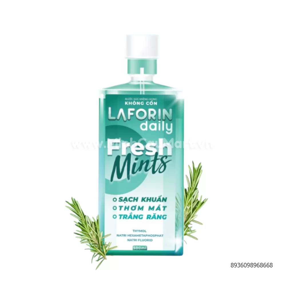 Nước súc miệng Laforin Daily 500 ml Nước súc miệng Laforin Daily 500 ml