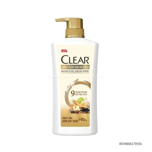Dầu gội Clear 9 thao dược 630G                                                                                                                                                                                                                             Dầu gội Clear 9 thao dược 630G