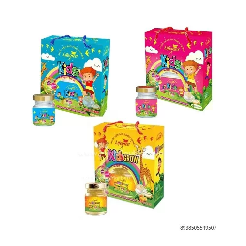 Yến sào Life nest kids các vị 4+1 Yến sào Life nest kids các vị 4+1