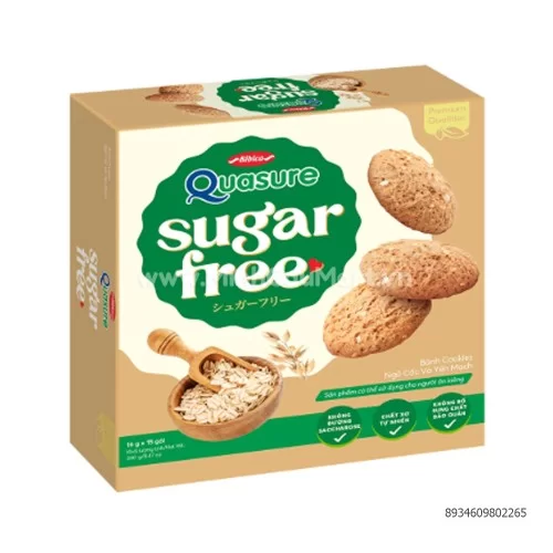 Bánh Cookies Quasure yến mạch, hạt chia HG 240g        