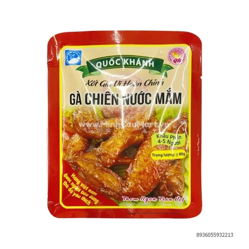 Xốt Gia Vị Gà Chiên Mắm Quốc Khánh 80g