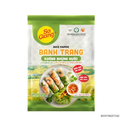 Bánh tráng Sa Giang không nhúng nước 150g