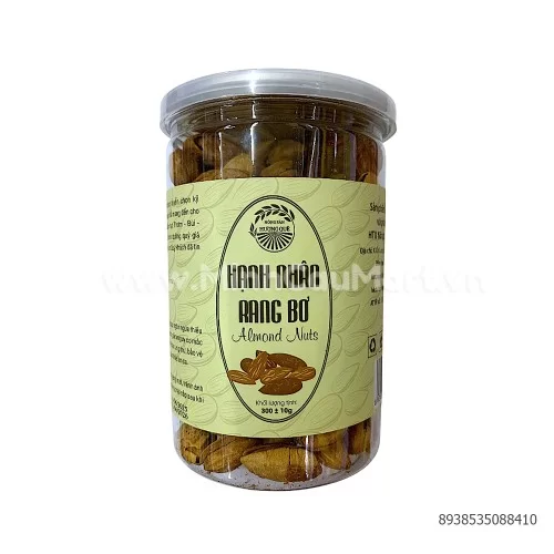 Hạt Hạnh Nhân Rang Bơ Nông Sản Ba Miền 300g  Hạt Hạnh Nhân Rang Bơ Nông Sản Ba Miền 300g