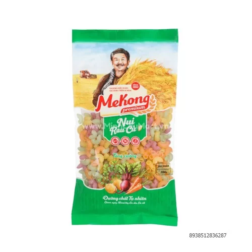 Nui rau củ Mekong food 200g  Nui rau củ Mekong food 200g