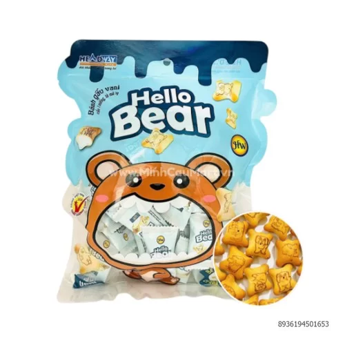 Bánh gấu Headway vị Vani 200g                                                                                                                                          Bánh gấu Headway vị Vani 200g