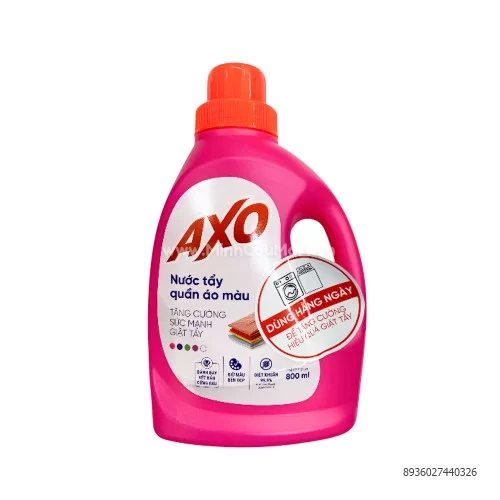 Nước Tẩy Quần Áo Màu Axo 800ml Nước Tẩy Quần Áo Màu Axo 800ml