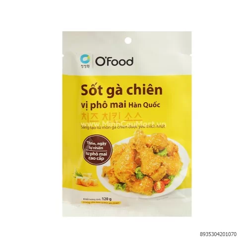 Sốt gà chiên phô mai O'food 120g Sốt gà chiên phô mai O'food 120g