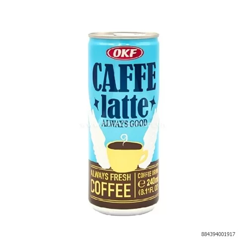 Cà phê lon OKF các vị lon 240ml                                                                                                                                                                                                                            Cà phê lon OKF các vị lon 240ml