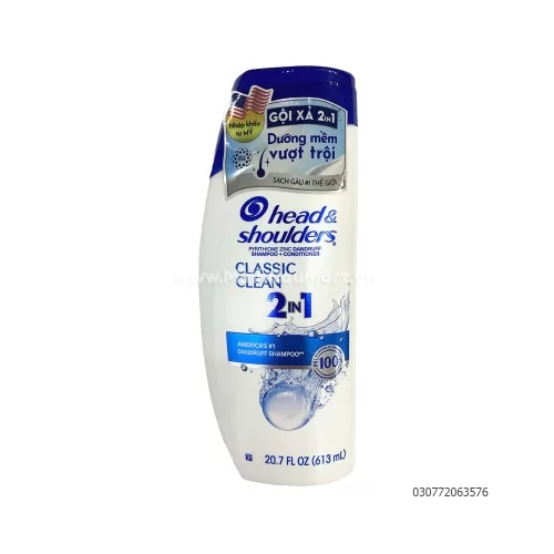 Gội xả H&S Classic Clean 613ml Gội xả H&S Classic Clean 613ml