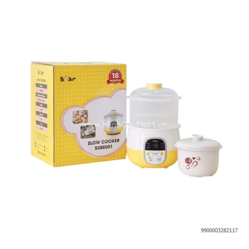 Nồi nấu chậm đa năng Bear 001-08 L  Nồi nấu chậm đa năng Bear 001-08 L