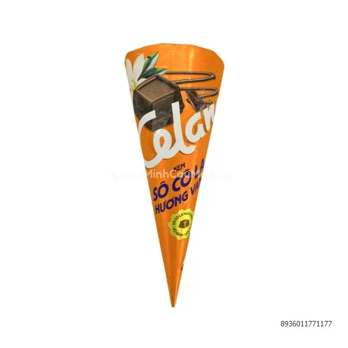 Kem Ốc Quế Celano Classic Socola Hương Vani 66G Kem Ốc Quế Celano Classic Socola Hương Vani 66G