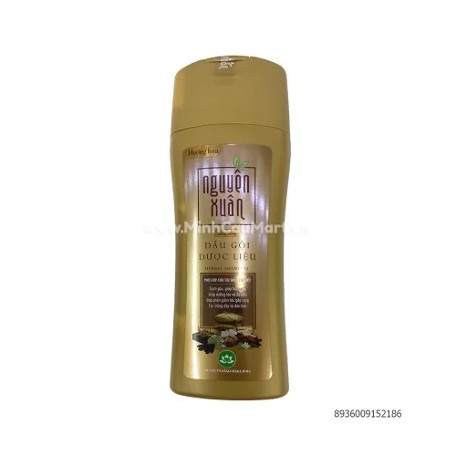 Dầu Gội Dược Liệu Nguyên Xuân 200ml Màu Vàng