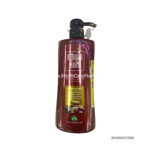 Dầu gội Nguyên Xuân tóc thường (chai đỏ) 450ml Dầu gội Nguyên Xuân tóc thường (chai đỏ) 450ml