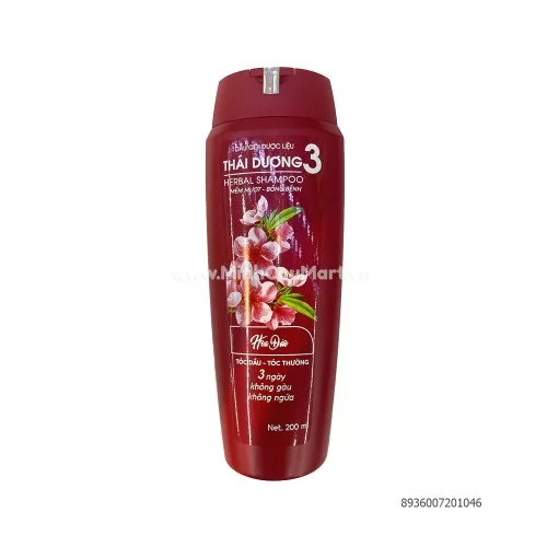 Dầu gội dược liệu Thái Dương 200ml  Dầu gội dược liệu Thái Dương 200ml