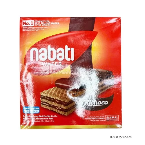 Bánh kem xỐp Nabati chocolate cream wafer 330gr                                                                                                                                                                                                           