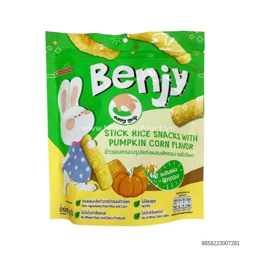 Bánh gạo Snacks các vị Benjy 40g             
