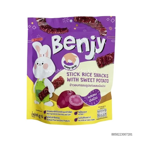 Bánh gạo Snacks các vị Benjy 40g             