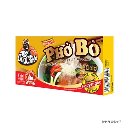 Viên Gia Vị Phở Bò Gold Ông Chà Và 126G Viên Gia Vị Phở Bò Gold Ông Chà Và 126G