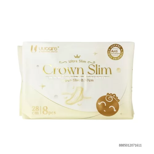 Băng vỆ sinh Crown slim 28cm 8M                                                                                                                                                                                                                           