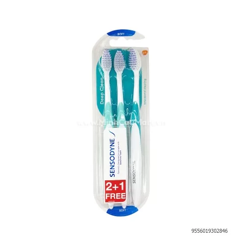 BCĐR Sensodyne Deep clean soft bộ 3                                                                                                                                                                                                                        BCĐR Sensodyne Deep clean soft bộ 3