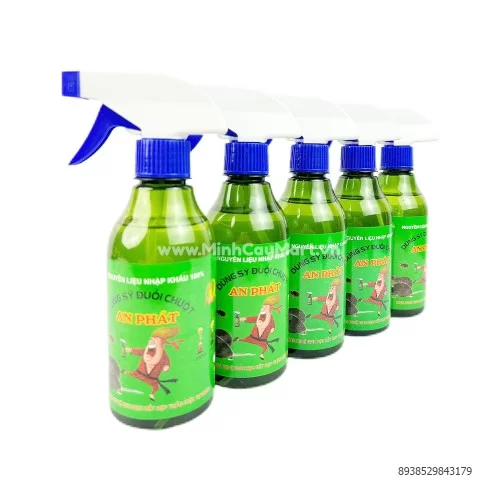 Chai xịt đuỔi chuột           Chai xịt đuỔi chuột